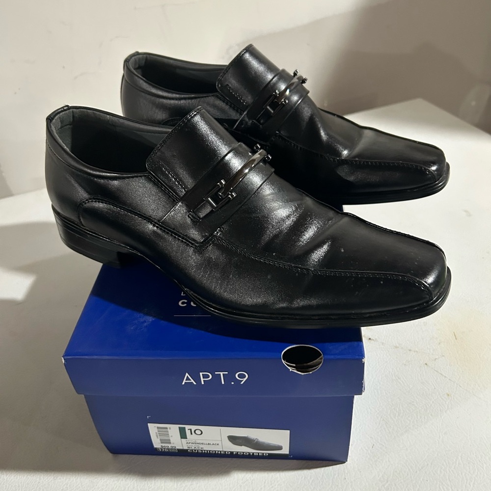 Apt. 9 Men's Black Slip-On Loafers